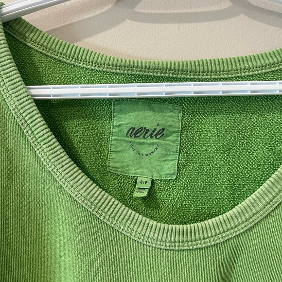 Aerie Green Oversized Sweater - Picture 3 of 6